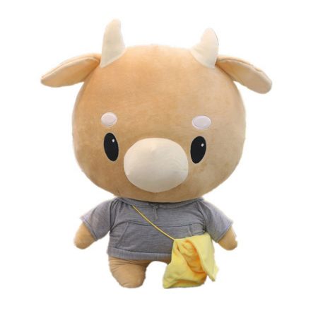 Thú nhồi bông bò chăm chỉ