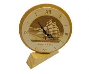 Đồng hồ khắc gỗ laser