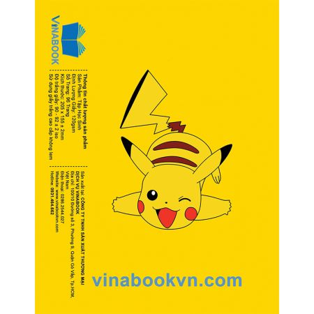 Vở Vinabook Pokemon 96 trang