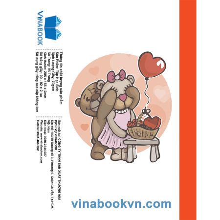 Vở Vinabook Gấu Love 96 - 200 trang