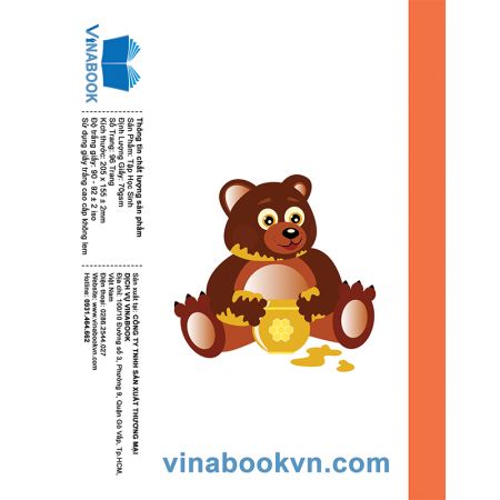 Vở Vinabook Gấu Honey 96 - 200 trang