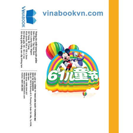 Vở Vinabook Mickey 96 - 200 trang