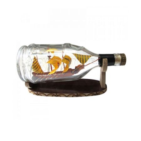 Mô hình thuyền trong chai thủy tinh