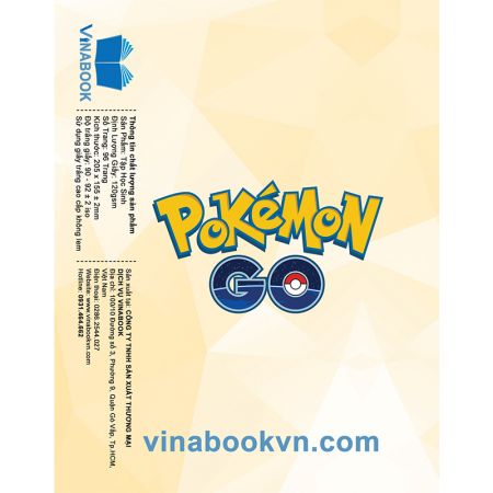 Vở Vinabook Pokemon 96 trang