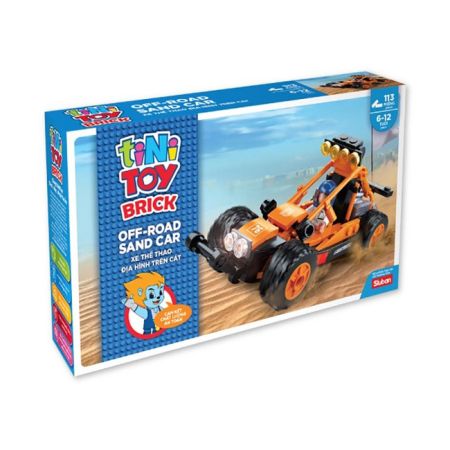 Đồ chơi lắp ráp Tinitoy xa thể thao địa hình trên cát pica
