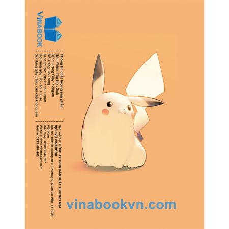 Vở Vinabook Pokemon 96 trang