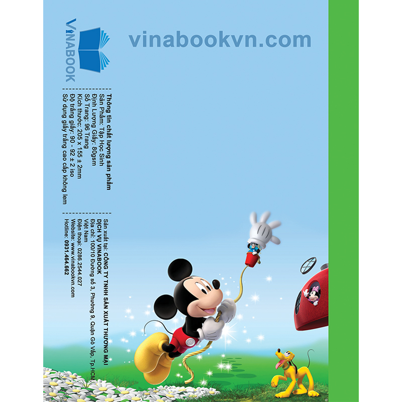 Vở Vinabook Mickey 96 - 200 trang