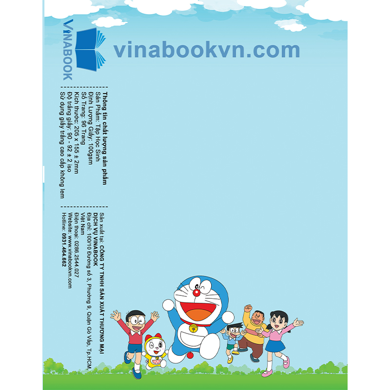 Vở Vinabook Doremon 96 trang