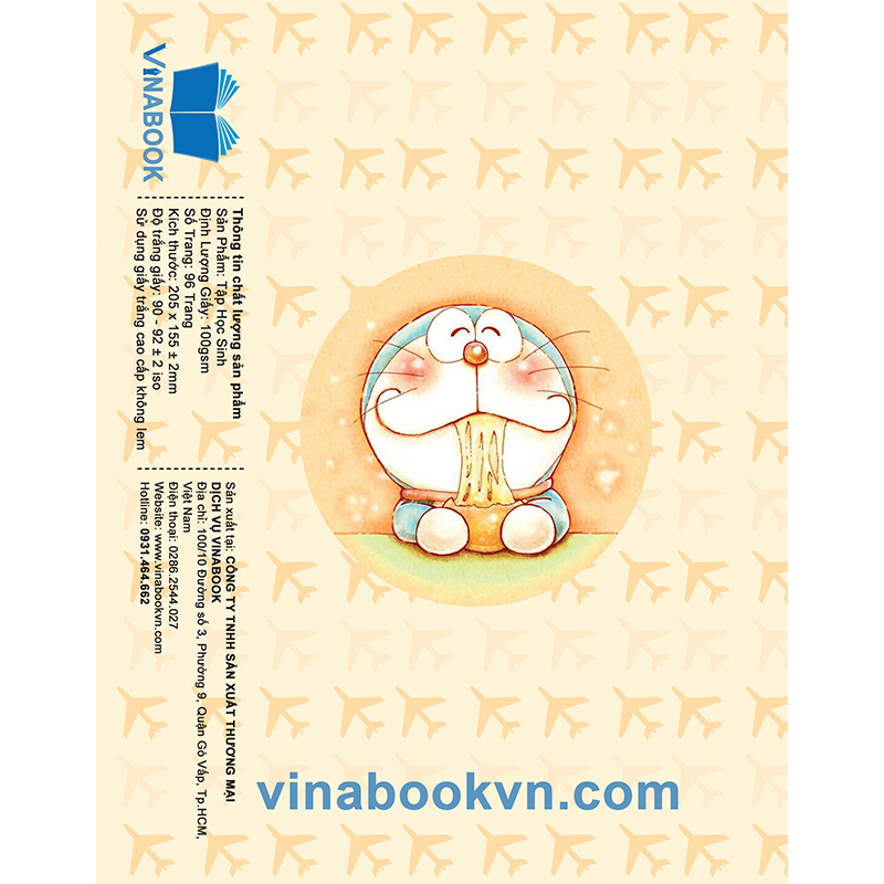 Vở Vinabook Doremon 96 trang