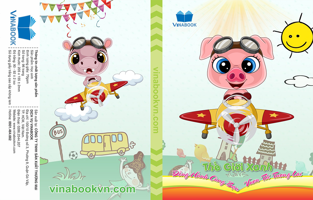 Vở Vinabook thế giới xanh 96 trang